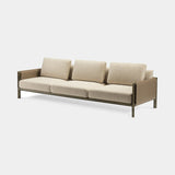 Doria Leather Clad Luxury Sofa, second view