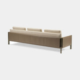 Doria Leather Clad Luxury Sofa, detail
