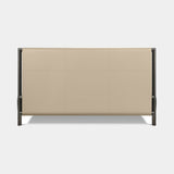 Doria Saddle Leather Luxury Bed, detail
