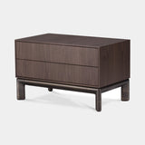 Doria Two Drawer Luxury Bedside Table, second view