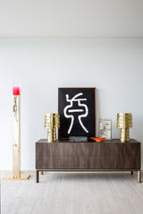 Doria Wood Luxury Sideboard in a room setting