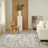 Drift Blue Beige Luxury Rug, available from Touched Interiors UK