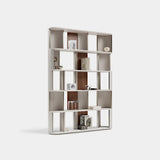 Drury Curved Leather Luxury Bookcase, alternative angle