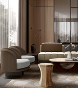 Caffe Latte Demitasse Armchair in a room setting