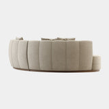 Everleigh Velvet Luxury Curvilinear Sofa