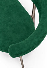 Fendente Curved Back Luxury Bench, detail