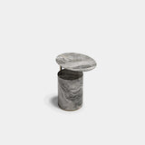 Fenwick Solid Marble Luxury Side Table, alternative angle