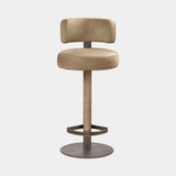 Fidato Round Back Luxury Bar Stool, alternative stem