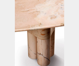 Flavianus Pink Marble Luxury Dining Table, view 5
