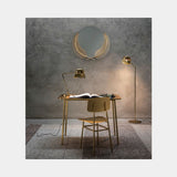 Fondale Slender Steel Luxury Desk in a room setting, second view