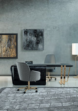 Giorgio Collection Charisma Desk in Black Bubinga burl, second room view