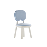 Gum Children's Chair by Fairytale: Luxurious Touch in Lacquered Wood & Velvet Fabric