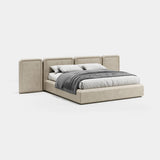 Halcyon Low Headboard Luxury Bed, Extended Headboard, 180 x 200cm Mattress (360cm wide)