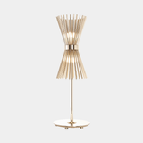 Castro Lighting Halo Table Lamp in gold-plated brass, available from Touched Interiors UK
