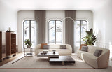 Hampton Low Profile Luxury Sofa styled in a luxury interior