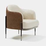 Harlow Floating Frame Luxury Armchair, alternative angle