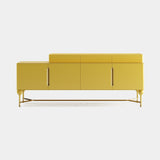 Lust Sideboard, shown in yellow lacquer