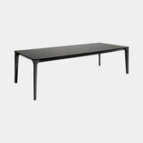 Triny I Dining Table 176 cm, in black lacquer
