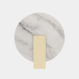Laskasas Lord Wall Lamp - Polished Marble Circular Wall Light