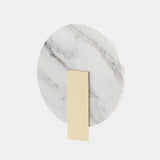 Laskasas Lord Wall Lamp - Polished Marble Circular Wall Light