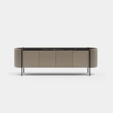 Kensal Leather Side Luxury Sideboard, alternative angle
