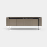 Kensal Leather Side Luxury Sideboard, alternative angle