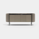 Kensal Leather Side Luxury Sideboard, Medium (228cm)