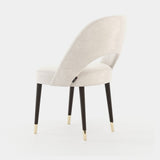 Laskasas Amour Chair in Xangai White weave, fourth view