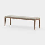 Laskasas Amy Bench in Xangai Taupe weave