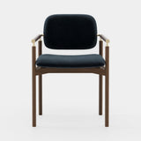 Laskasas Ava Chair in Vienna Deep Blue velvet, second view