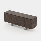Laskasas Boris Sideboard in Starburst Smoked Eucalyptus Veneer Matte, third view