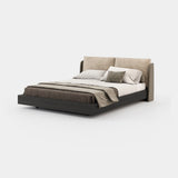 Laskasas Brooke Bed in Berlin Siena leather