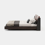 Laskasas Brooke Bed in Seoul Borgogna leather, third view