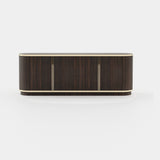 Laskasas Brown Sideboard in Smoked Eucalyptus Veneer Matte, second view