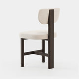Laskasas Chalki Chair in Xangai White weave, fourth view