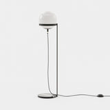 Laskasas Clarke Floor Lamp in Nero Marquina Polished Marble, second view