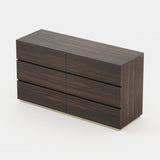 Laskasas Dakar Chest of Drawers in Smoked Eucalyptus Veneer Matte, third view