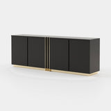 Laskasas D'Arc Sideboard in Black Lacquer Matte