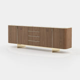 Laskasas Dean Sideboard in Walnut Veneer Matte