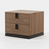 Laskasas Emily Bedside Table in Walnut Veneer Matte