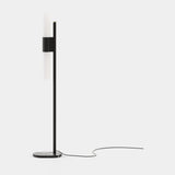 Laskasas Evans Floor Lamp in Nero Marquina Polished Marble, second view