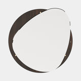 Laskasas Frank Mirror in Smoked Eucalyptus Veneer Matte