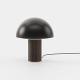 Laskasas Franklin Table Lamp in Smoked Eucalyptus Veneer Matte