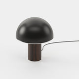 Laskasas Franklin Table Lamp in Smoked Eucalyptus Veneer Matte, second view