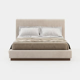 Laskasas Harry Bed in Xangai White weave, second view