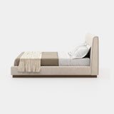 Laskasas Harry Bed in Xangai White weave, third view