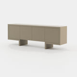 Laskasas Isis Sideboard in Beige Grey Lacquer Matte