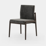 Laskasas Jayne Dining Chair in Vienna Anthracite velvet