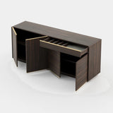Laskasas Kairos Sideboard in Smoked Eucalyptus Veneer Matte, fourth view