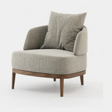 Laskasas Keros Armchair in Xangai Taupe weave